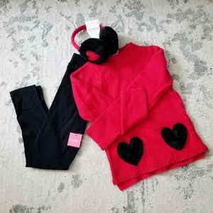Isaac Mizrahi 3 piece little girl outfit (7-8)